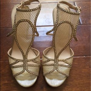 Gold sandals